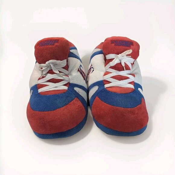 Los Angeles Clippers Comfy Feet Large Slippers Plush House Shoes NBA Basketball - Picture 1 of 13